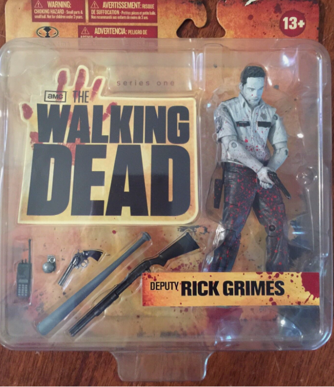 The Walking Dead Rick Grimes discount McFarlane Figures