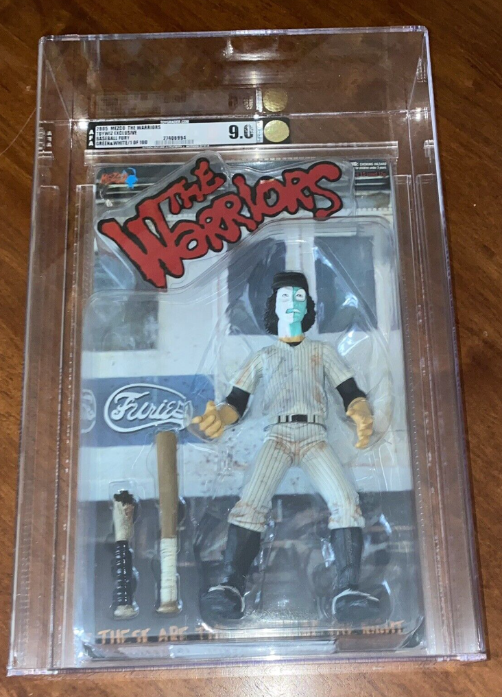 The Warriors Green/white Face Baseball Fury - Limited to only 100 worldwide  - AFA GRADED 9.0