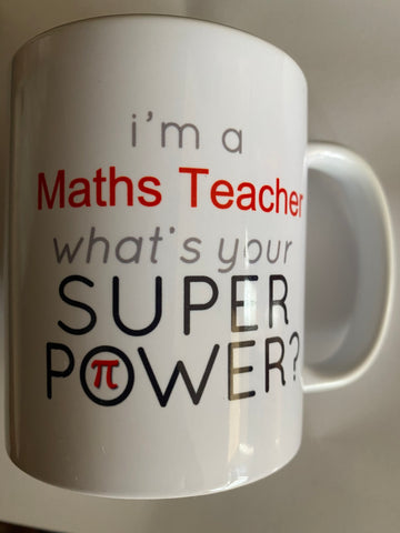 Super Hero Maths Mug