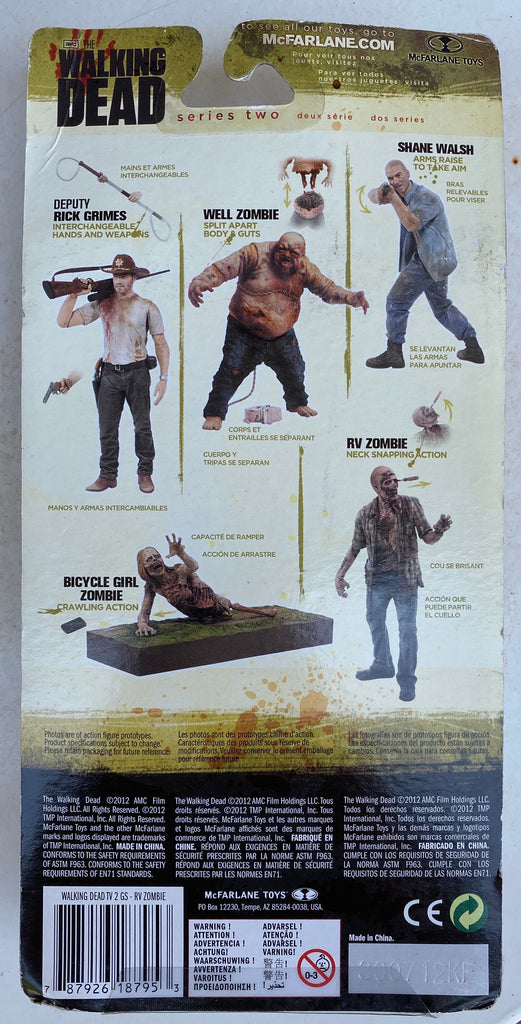 McFarlane Toys The Walking Dead AMC TV Series 2 RV Zombie Action Figure  [Damaged Package]